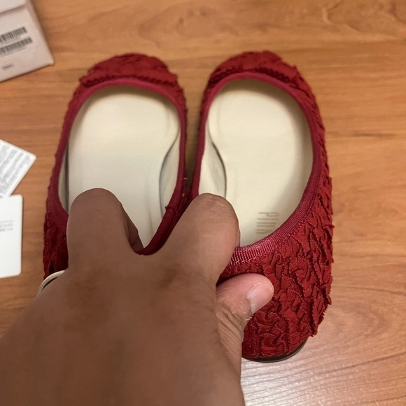 PINK HOUSE japan brand beautiful red ribbon flats - Picture 4 of 12